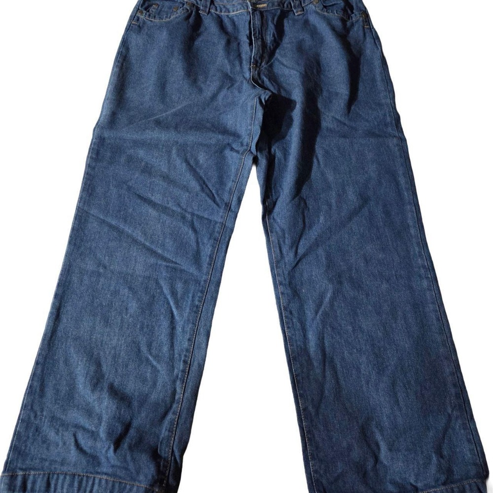 Woman Within Size 16 Classic Straight Leg Denim Jeans